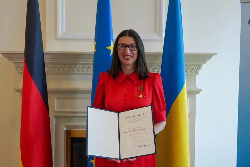 Буковинка: дослідниця Оксана Матійчук отримала нагороду від президента Німеччини