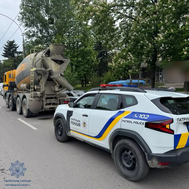 У Чернівцях затримали п’яного водія вантажівки